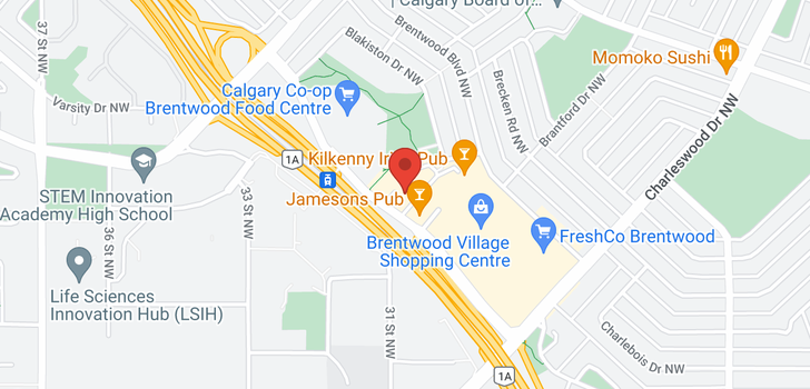 map of 1508 3820 BRENTWOOD Road NW